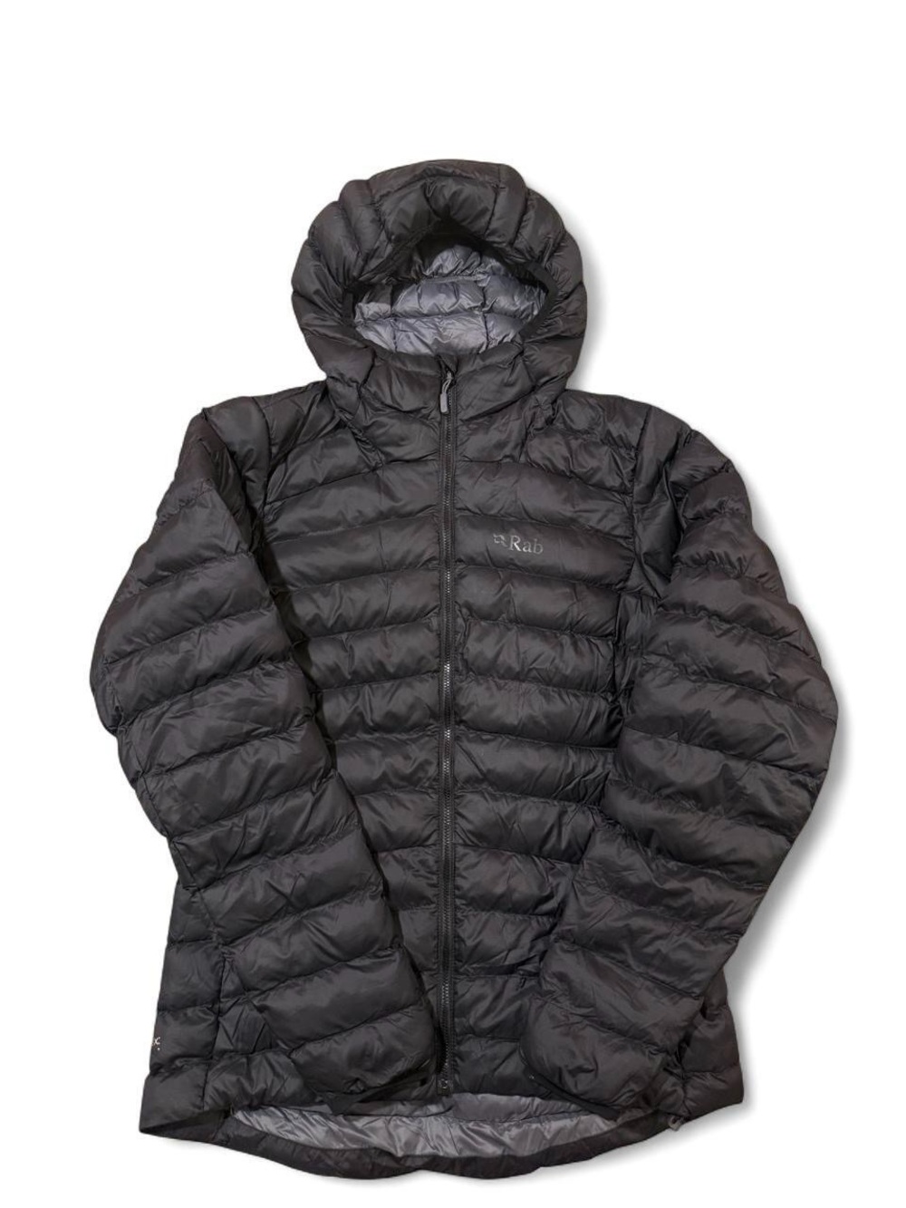 Rab Women's Black Citrus Alpine Hooded Down Puffer Jacket